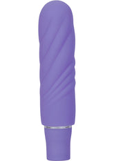 Luxe Nimbus Silicone Mini Vibrator - Periwinkle/Purple